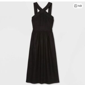 Black Linen Dress